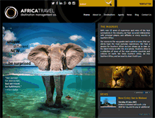 Tablet Screenshot of africatravel-dmc.com